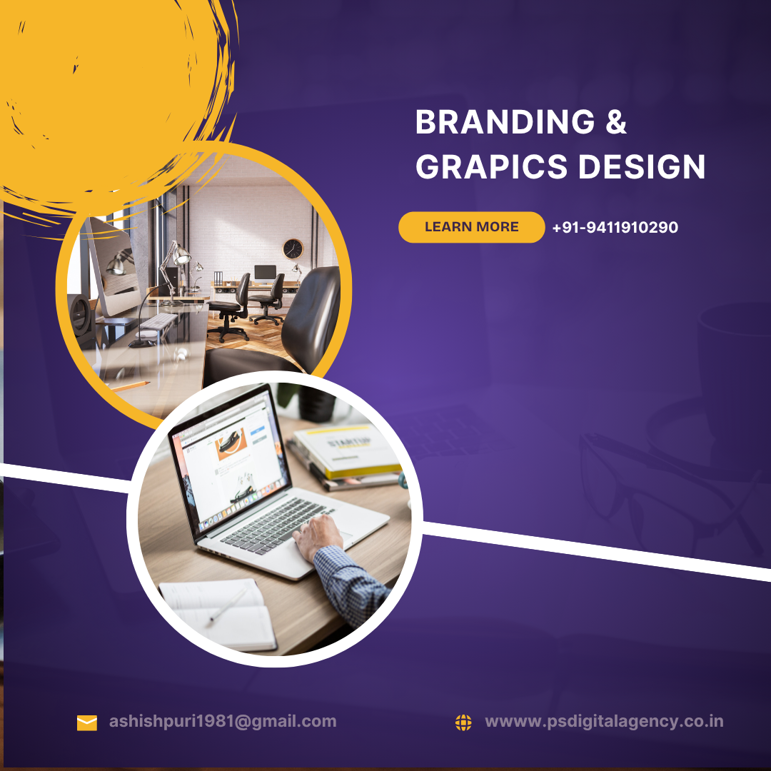 purple orange and white graphic design instagram post